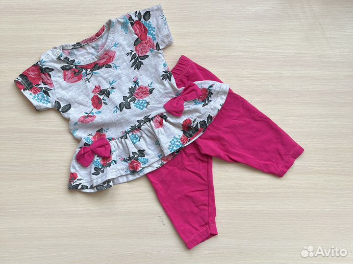 Вещи на девочку 6-9 месяцев