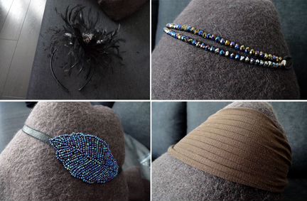 Разные ободки и повязки для волос