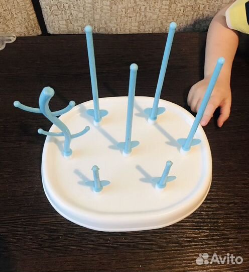 Сушилка для бутылочек, посуда, соски