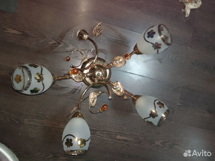 Люстра потолочная бу