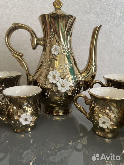 Чайно кофейный сервиз новый