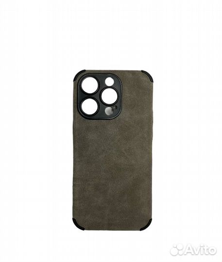 Чехол iPhone 14 pro замшевый защита камеры
