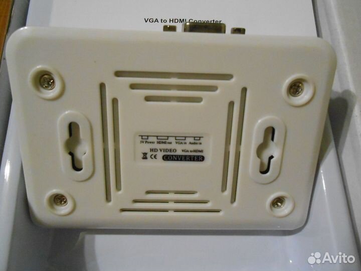 Переходник-конвертер VGA(D-Sub) +звук в hdmi