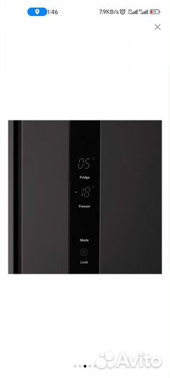 Новый Холодильник hiberg RFS-480DX NFB inverter