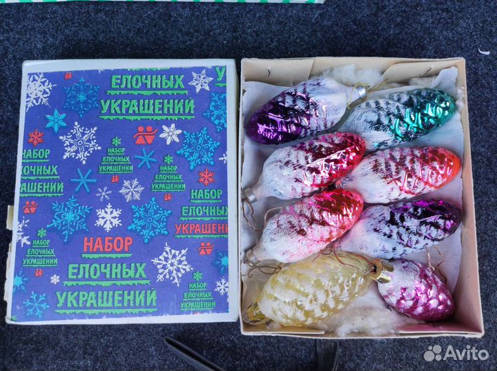 Елочные игрушки СССР