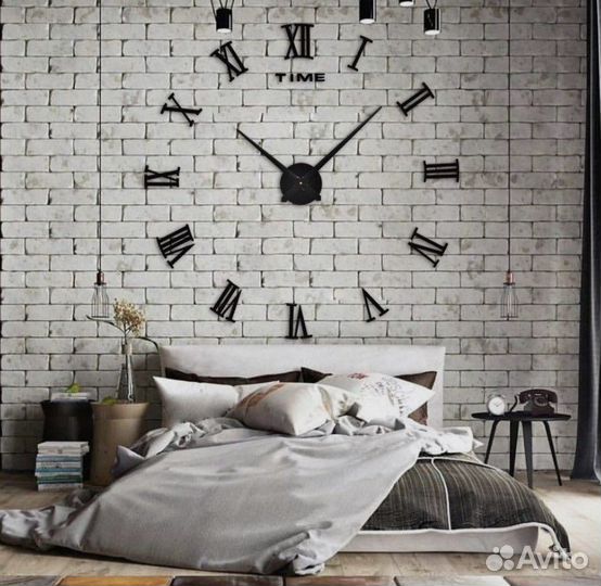 Настенные часы, 120 см х 3 см