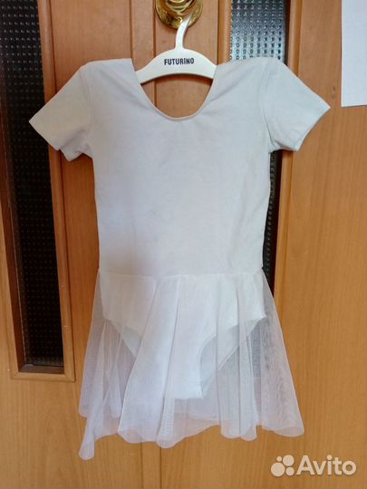 Купальник гимнастический и балетки