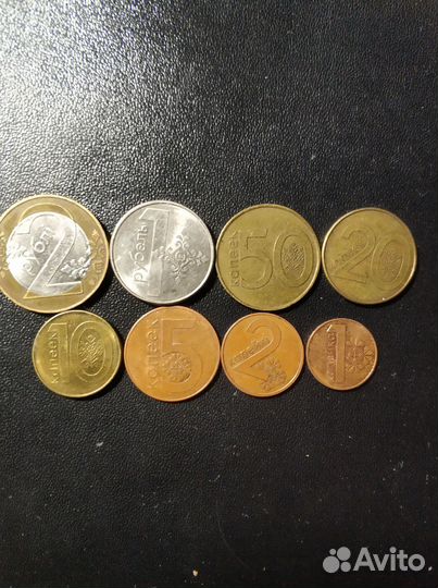 Набор монет Беларусь, иностранные