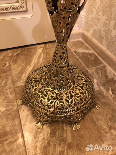 Ваза напольная бронза