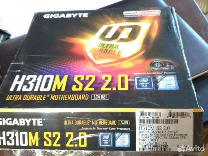 Комплект Celeron G 4930 и Gigabyte H310M S2