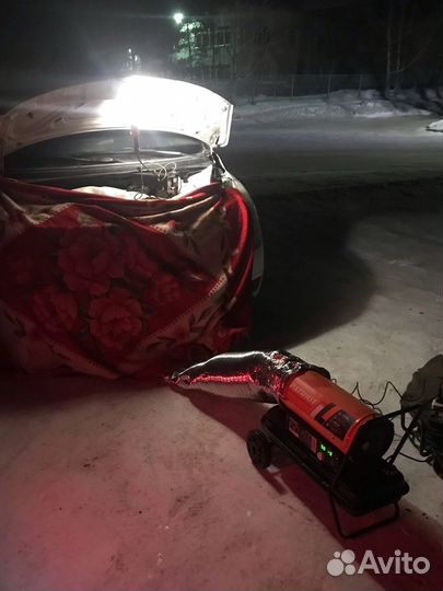 Отогрев авто