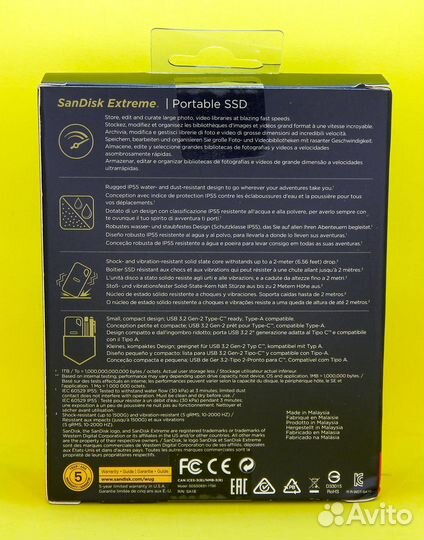 SanDisk 1TB Extreme Portable, sdssde61-1T00-G25