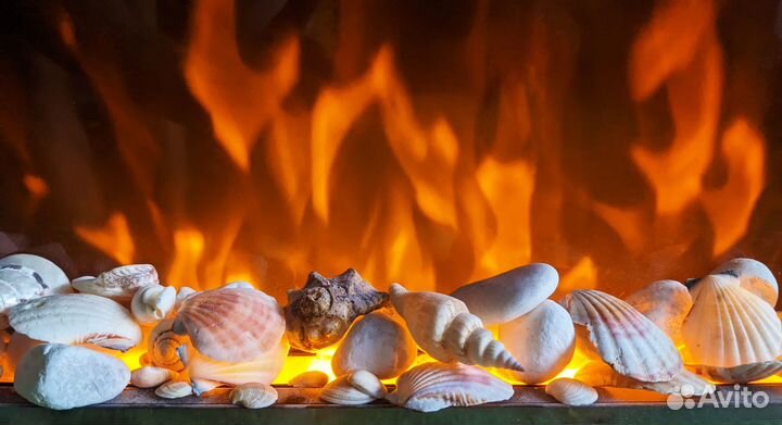 Новый Зеркальный Электрокамин Electrolux + Декор