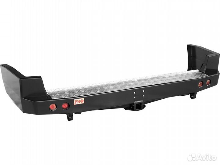 Бампер риф силовой задний Nissan Patrol Y61 2004+