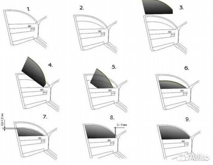Жёсткая Съемная тонировка