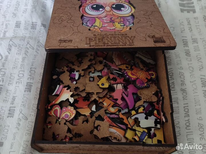 Фигурные деревянные пазлы