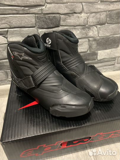 Мотоботы alpinestars SMX-1 R V2 Black