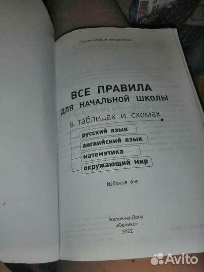 Все правила для начальной школы