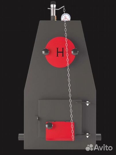 Твердотопливный котёл 50 квт
