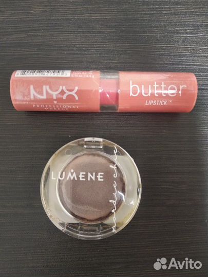 Помада NYX + тени lumene