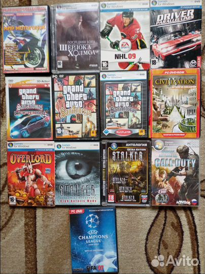 Игры на dvd дисках для пк