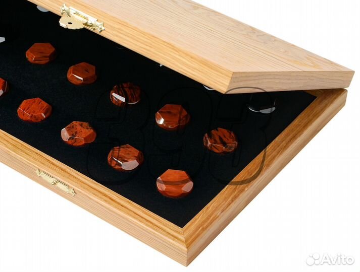 Фишки для нард в кейсе 30 мм Армянские Гра (50360)