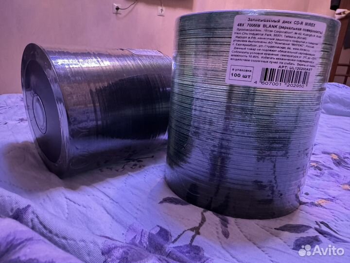 Диск CD-R Mirex Brand 48x 700mb 100шт