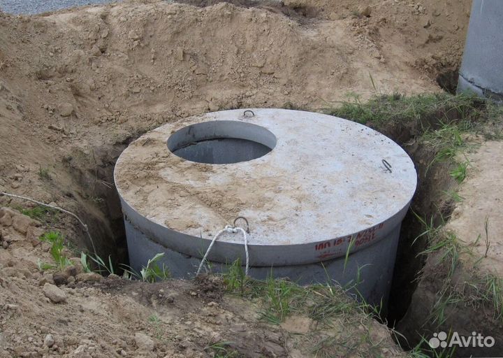 Кольца жби для бетонного септика и канализации