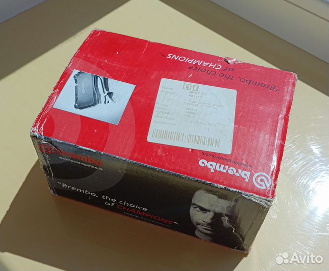 Тормозные колодки для toyota camry