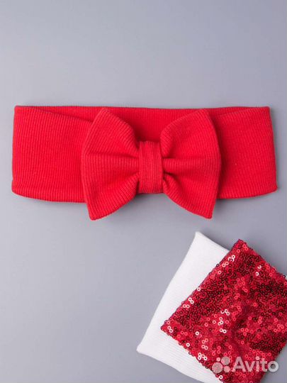 Повязки на голову детские 3 в 1