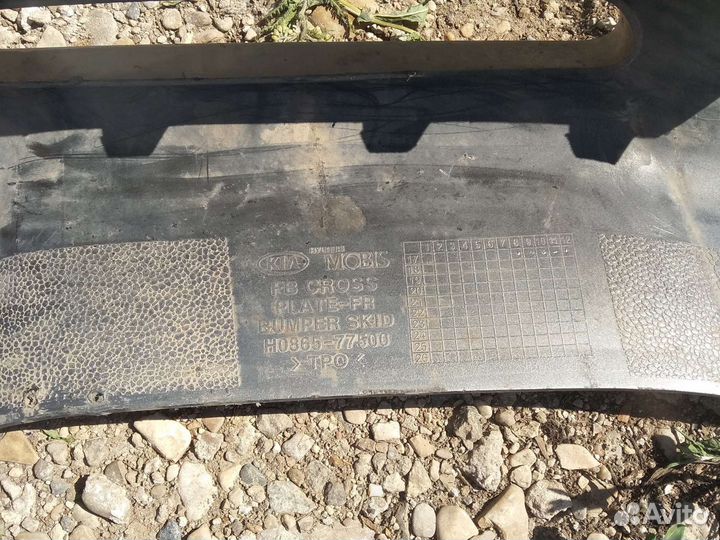 Накладка на передний бампер Рио икслайн