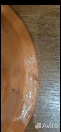 Глиняное блюдо