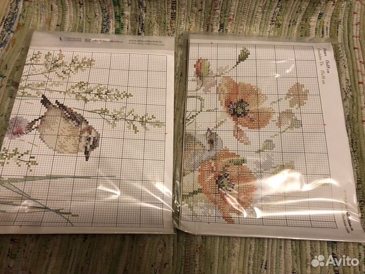 Наборы для вышивания Луговой чекан и Ремез Алиса