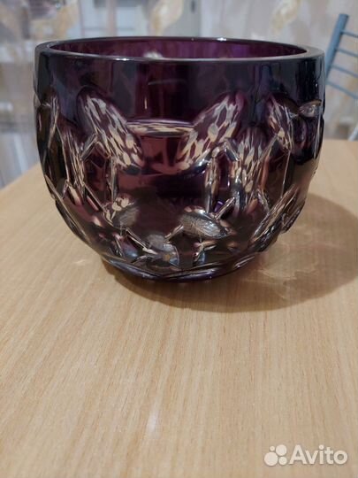 Салатник хрустальный