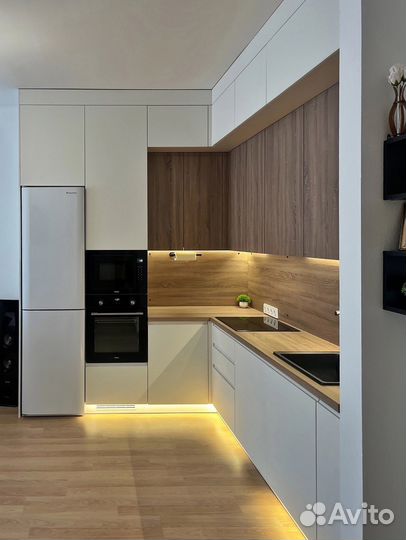 Кухня с подсветкой за 15 дней