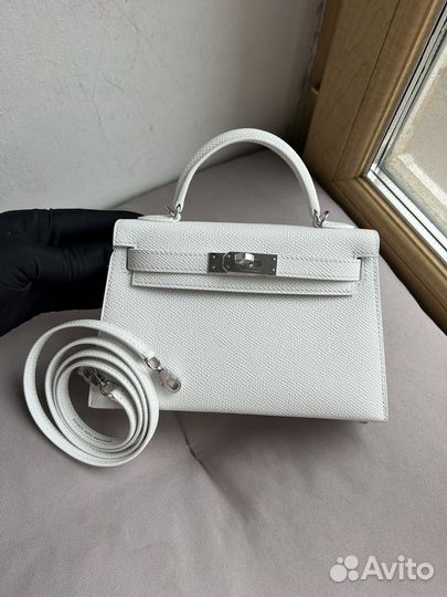 Сумка Hermes Mini kelly blanc