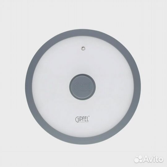 Крышка стеклянная Moore с силиконовым ободом, 28 с