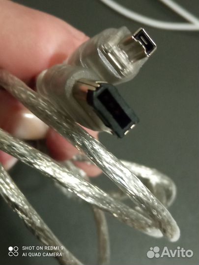 Кабель ieee 1394- 3 м и 1.4м
