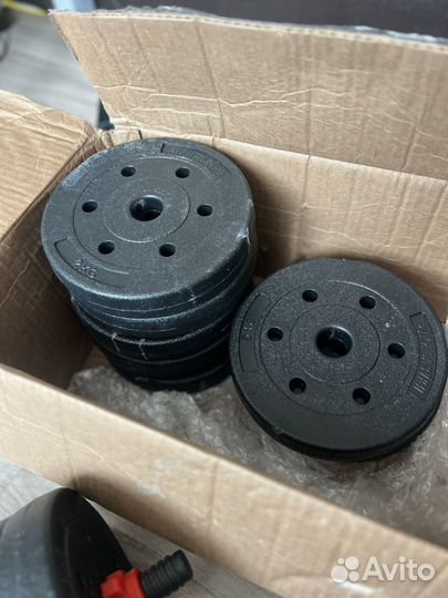 Гантели разборные