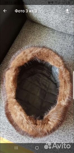 Норковая шапка