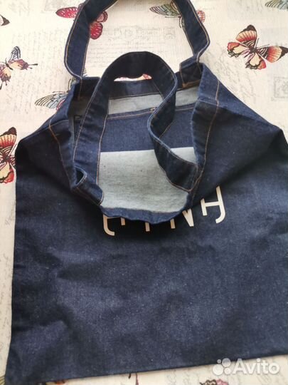 Джинсовый шопер