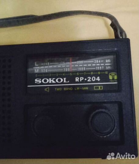 Радиоприемник Сокол RP-204, СССР