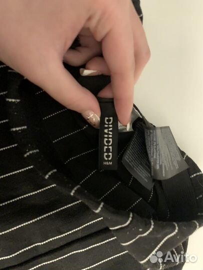 Hm юбка с вырезом