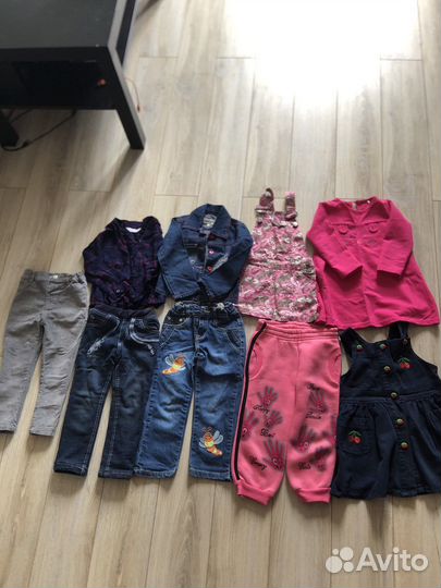 Вещи пакетом на девочку 86 92 98
