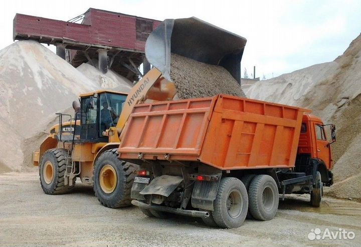 Щебень кммень отсев скала