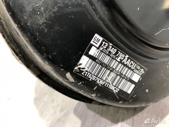 Вакуумный усилитель Chevrolet Cruze J300 F16D3