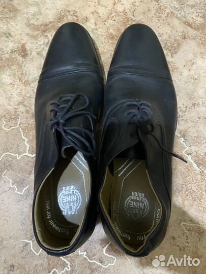 Мужские кожаные туфли 41