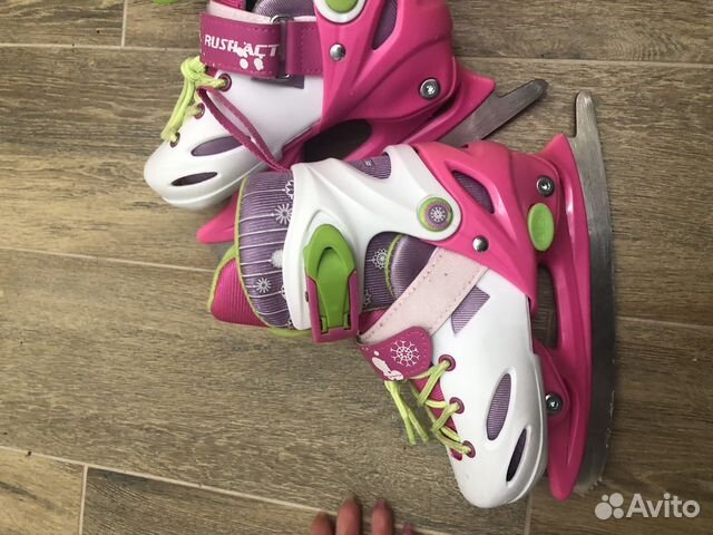 Коньки детские раздвижные р.27-30