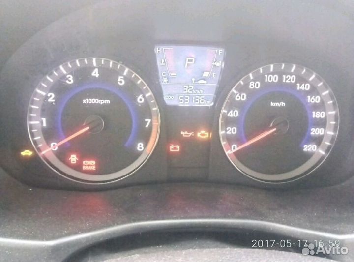 Щиток приборов хюндай солярис