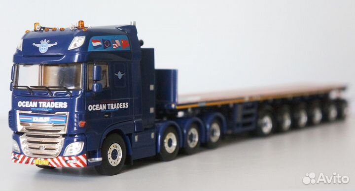 1/50 DAF Ocean Trader трал тяжеловоз WSI раритет